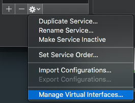 macOS 管理虚拟网卡